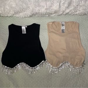 Zara Seamless Rhinestone Tops (2 for 1 ♥️)